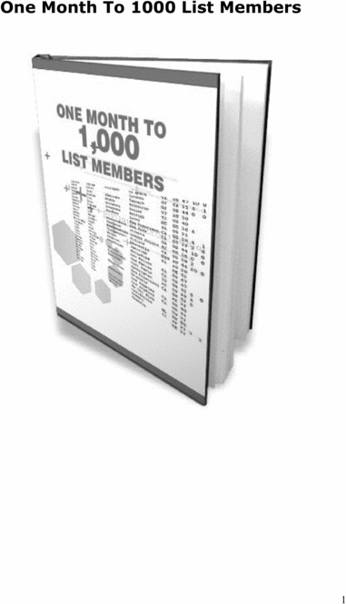 Product picture One Month 1000 Members